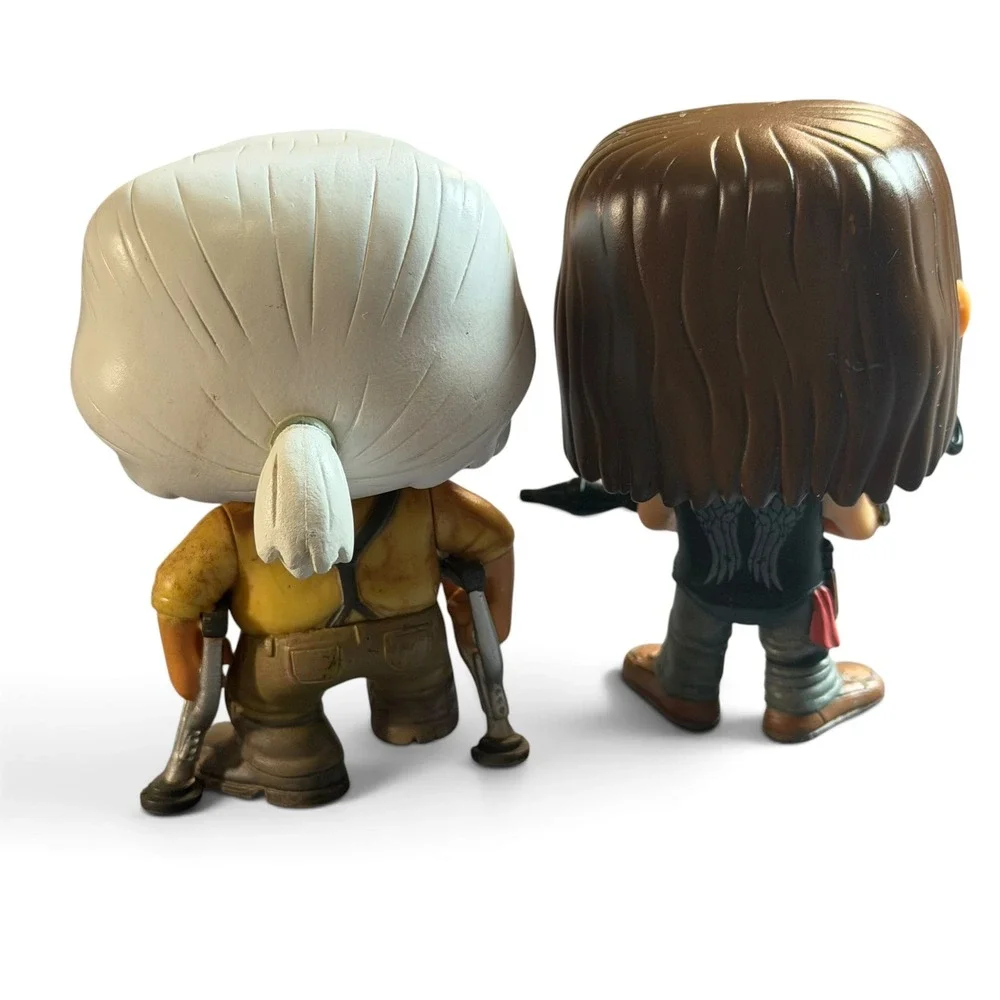 Funko Pop The Walking Dead Hershel Greene & Daryl Dixon Rocket Launcher Lot 2pc